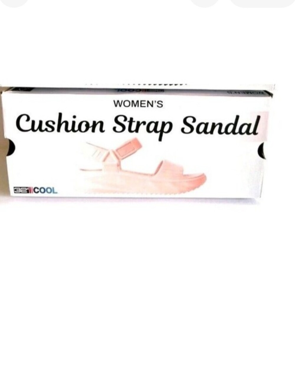 NEW 32 Degrees Women's Cushion Strap summer Sandal shoes, Pink size XS 4.5-5.5 - Picture 2 of 5